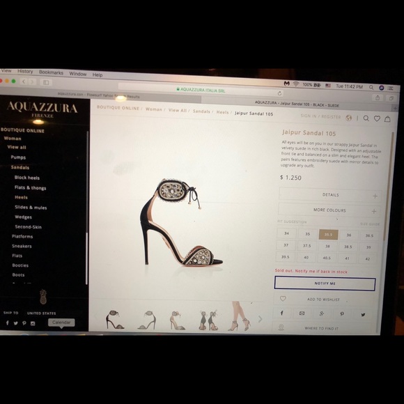 Aquazzura jaipur heels - Picture 6 of 6